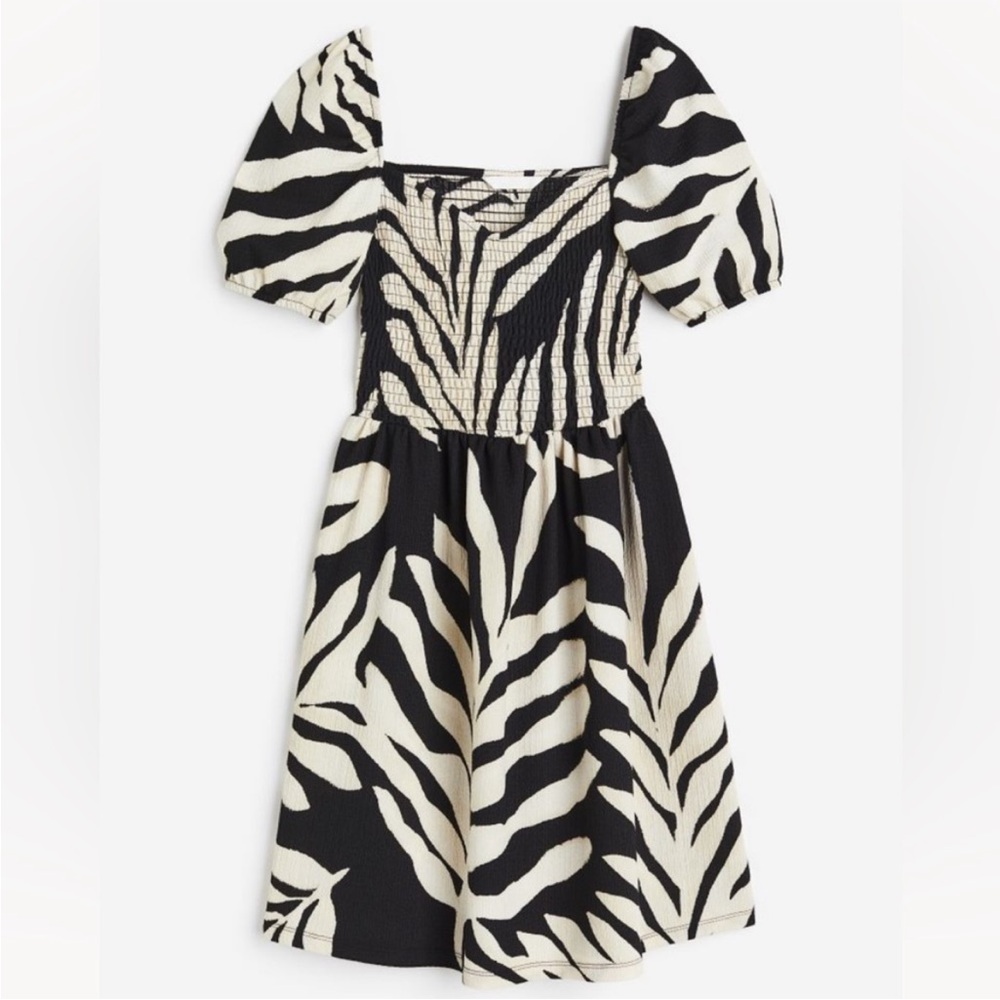 Stylish Black and White Dress